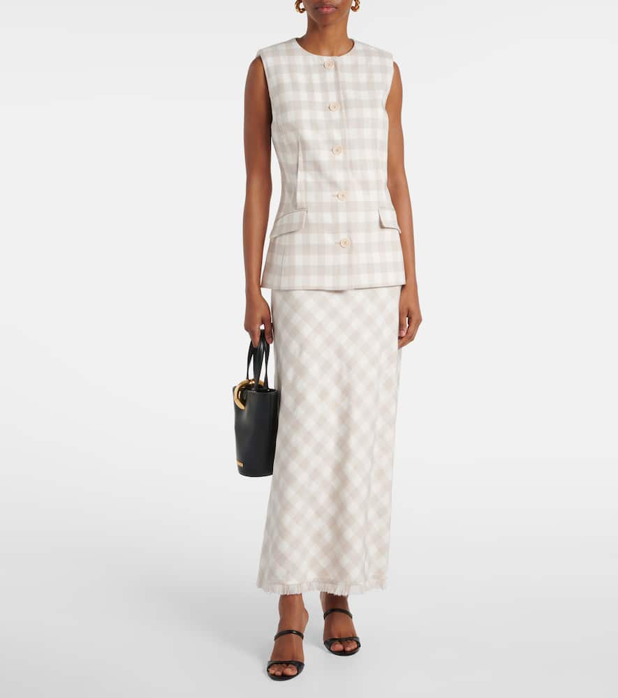 Calliope gingham vest