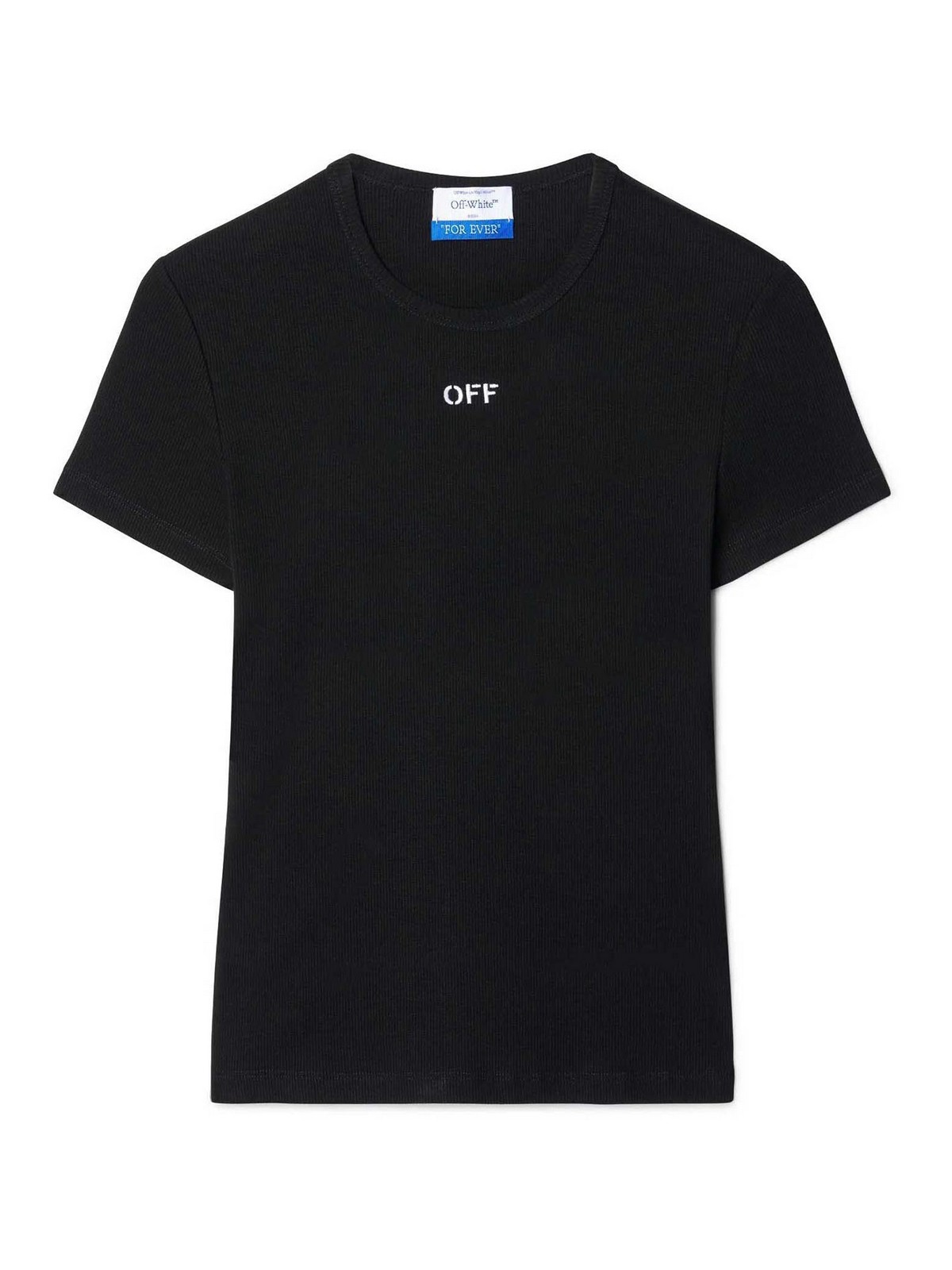 Off-White - logo crew neck slim fit t shirt