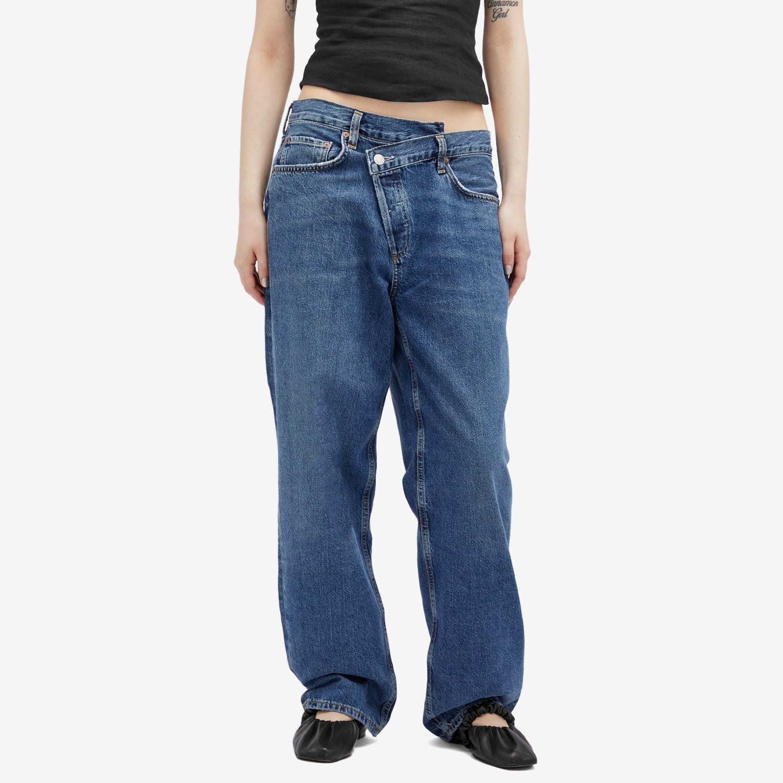 Women's Criss Cross Jeans in Control