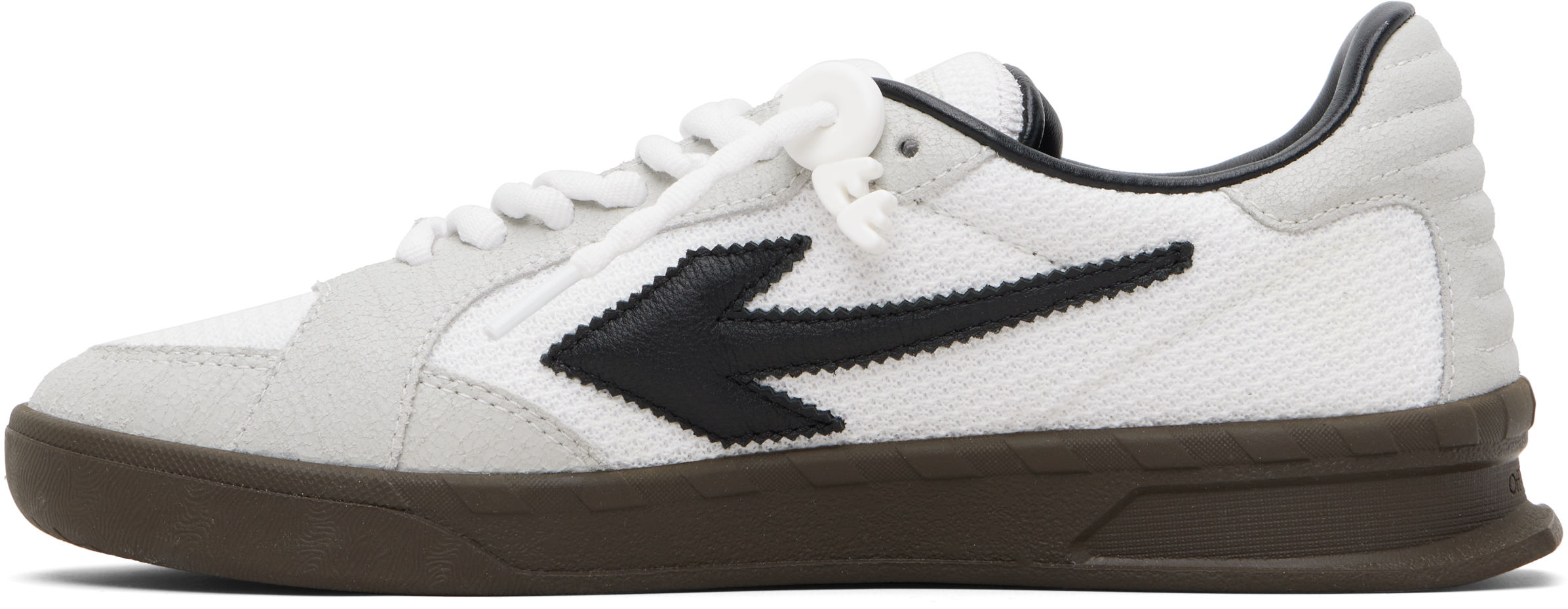 White & Gray End Of Play Sneakers