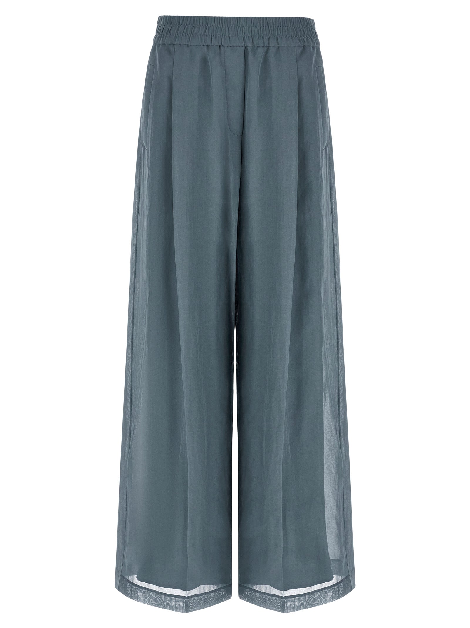 Loose Track Trousers — Blue