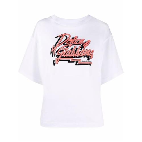 Logo-print oversized T-shirt - White