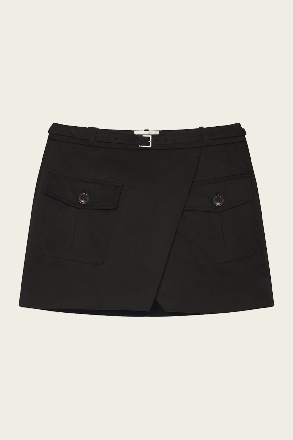The Utility Cargo Skirt in Black