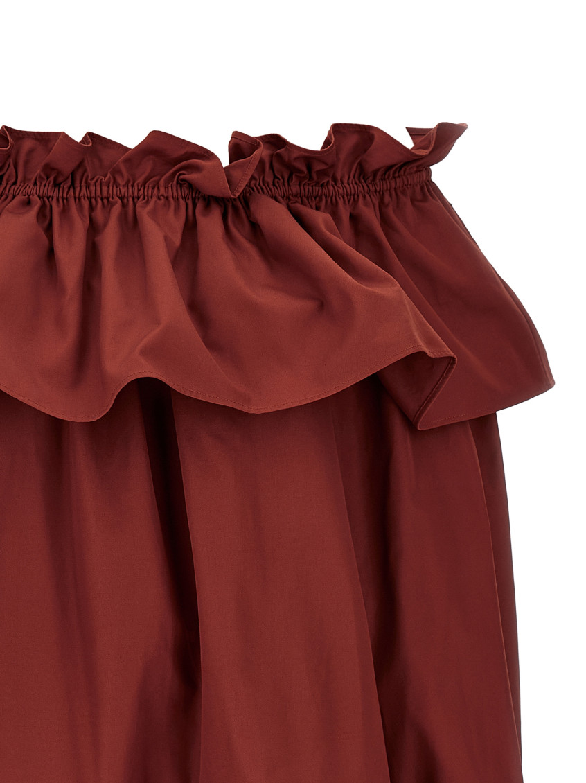 Flounces Mini Dress