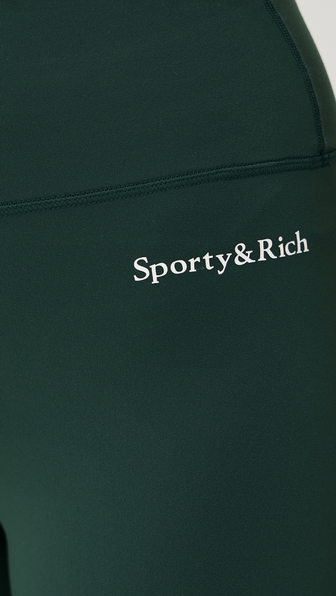 Serif Logo Leggings Forest