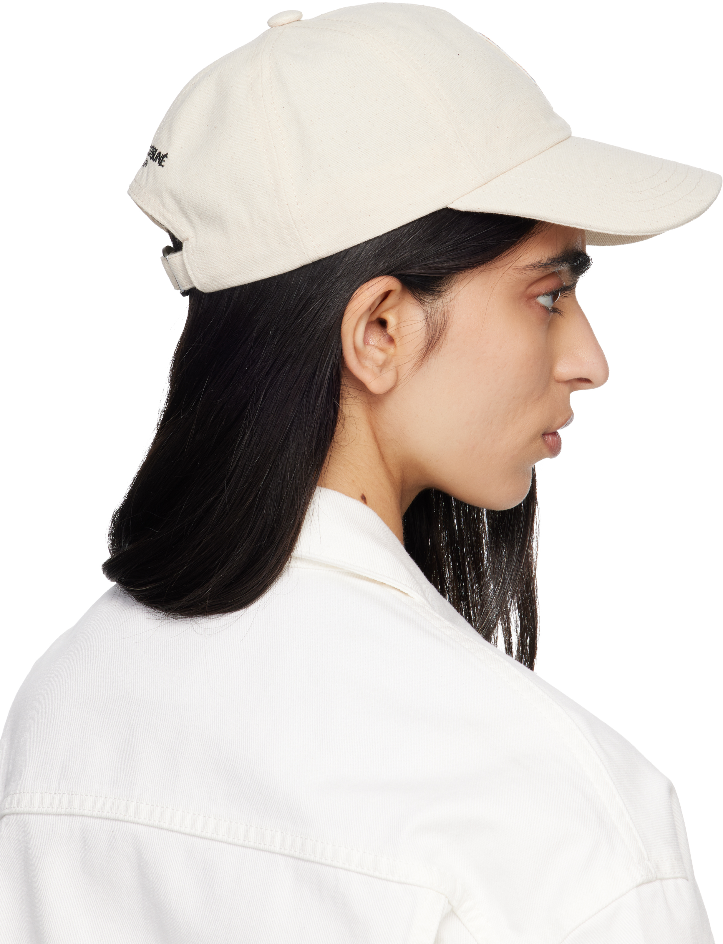 Beige Dressed Fox Cap
