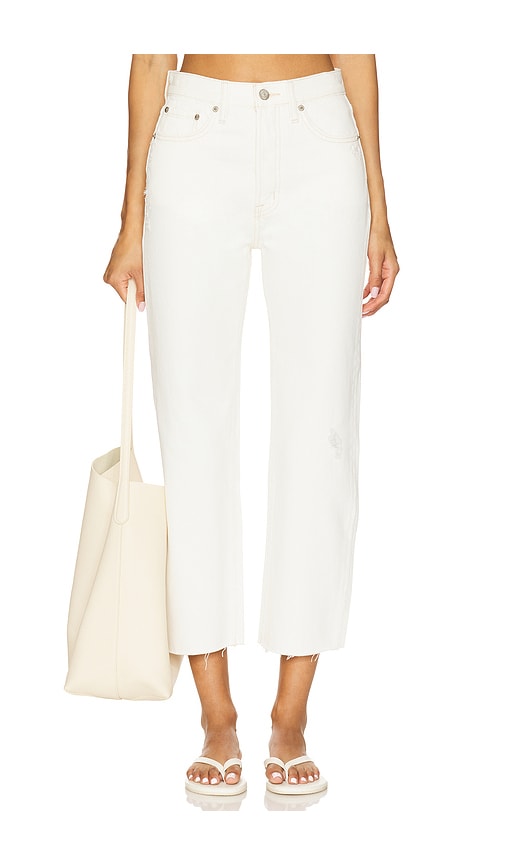 PISTOLA Cassie High Rise Crop Straight in White.  32. Also in 24, 25, 26, 27, 28, 29