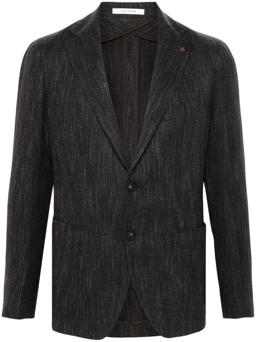 Herringbone blazer - Brown