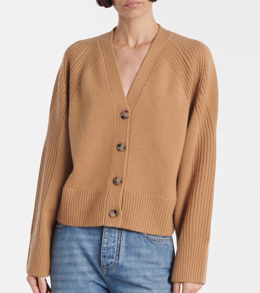 Wool and cashmere cardigan