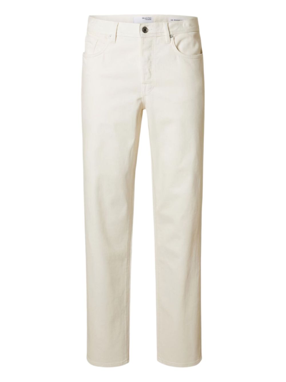 Selected Femme straight-leg jeans - White