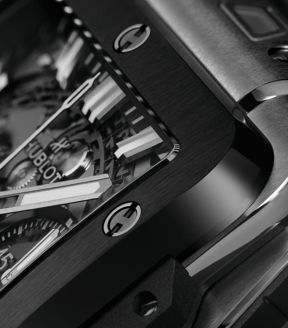 Titanium And Ceramic Square Bang Unico Watch 42Mm