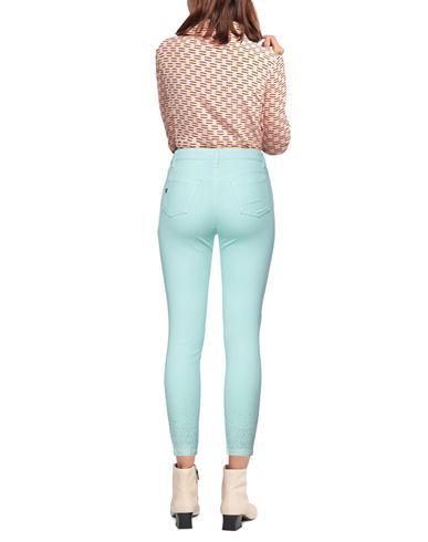 Woman Jeans Light green Size 26 Cotton, Viscose, Elastane