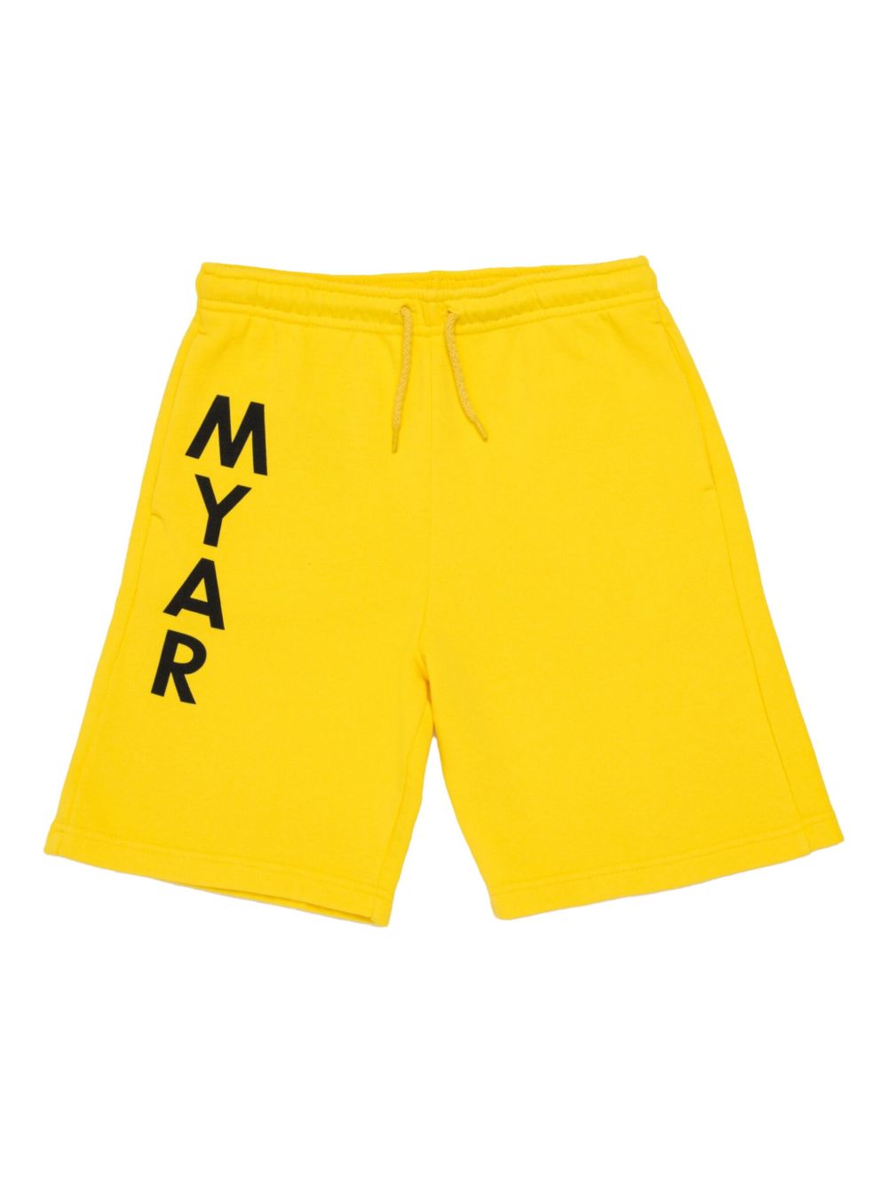MYAR KIDS logo-print shorts - Yellow