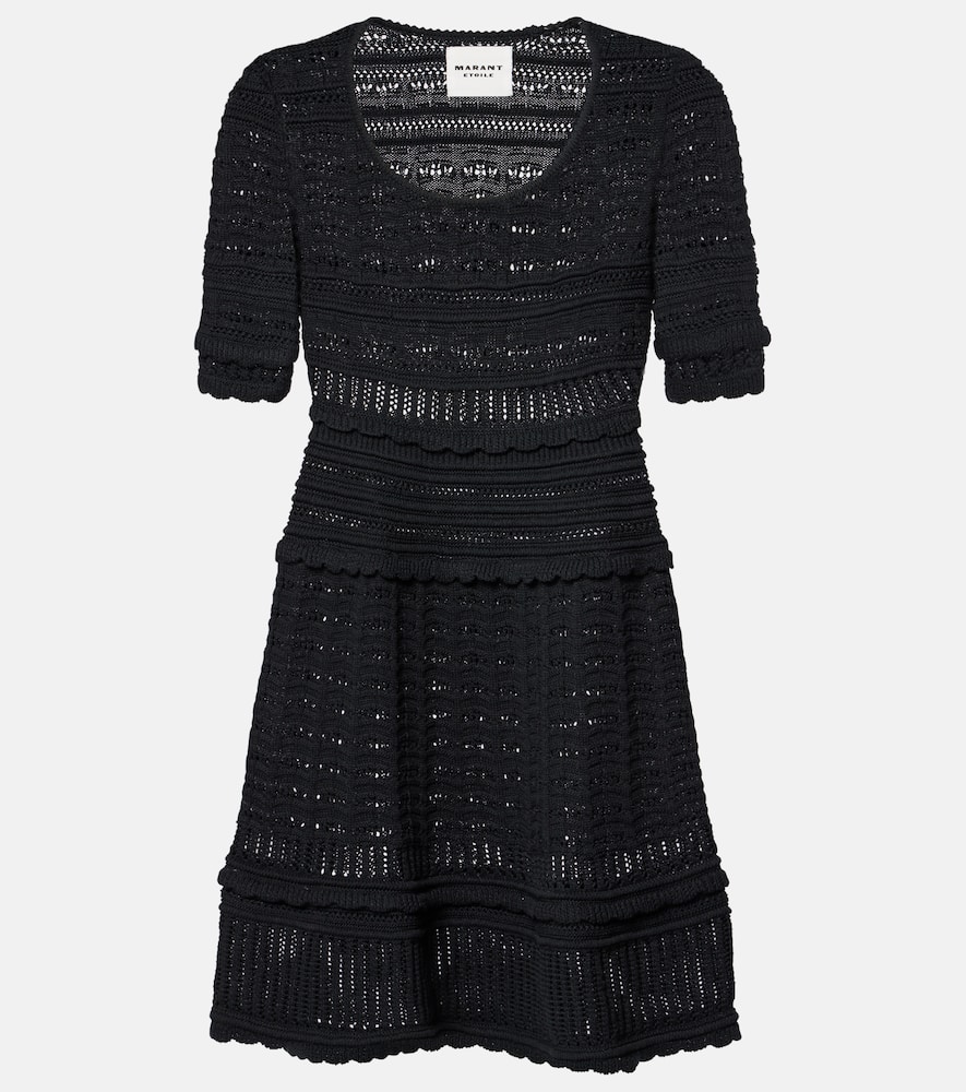 Abril knitted cotton minidress