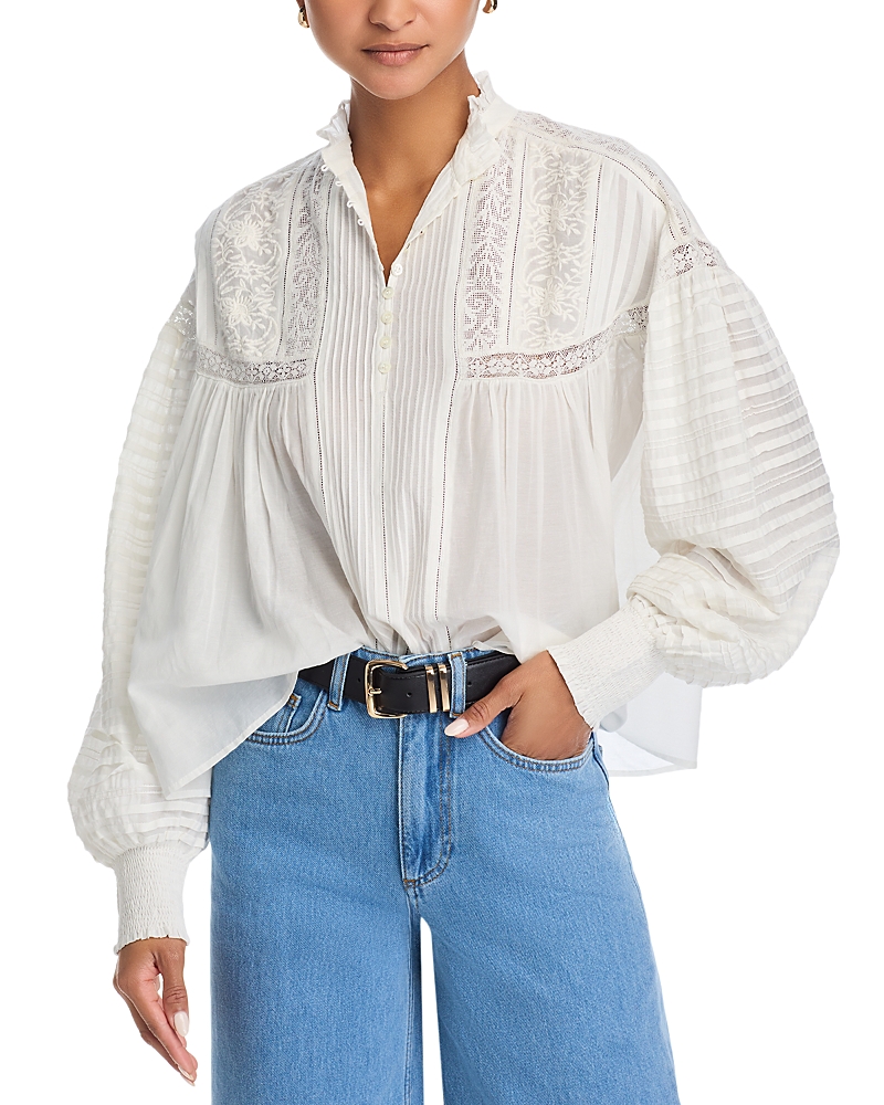 Dahlia Lace Trim Top