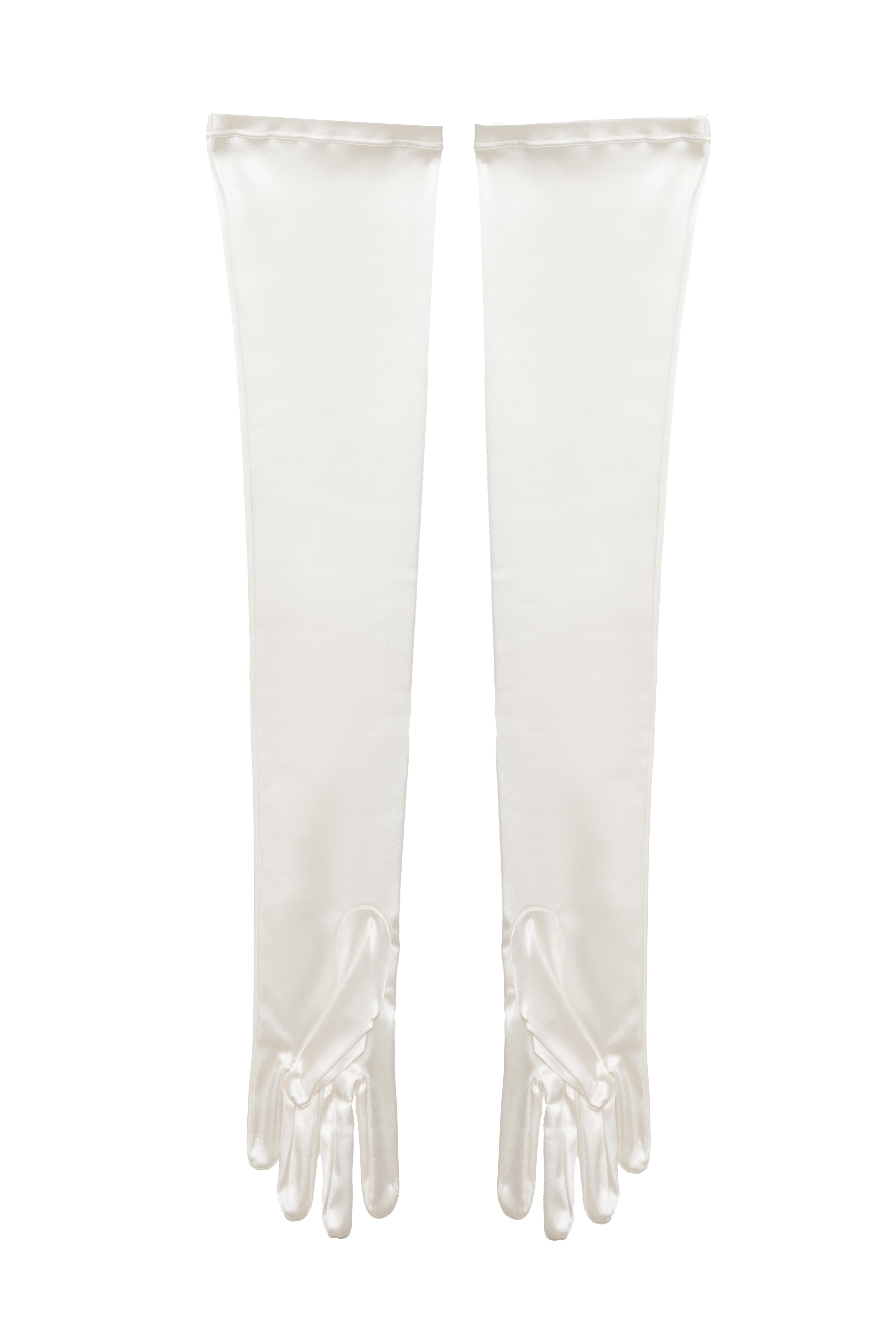Opera Gloves — White