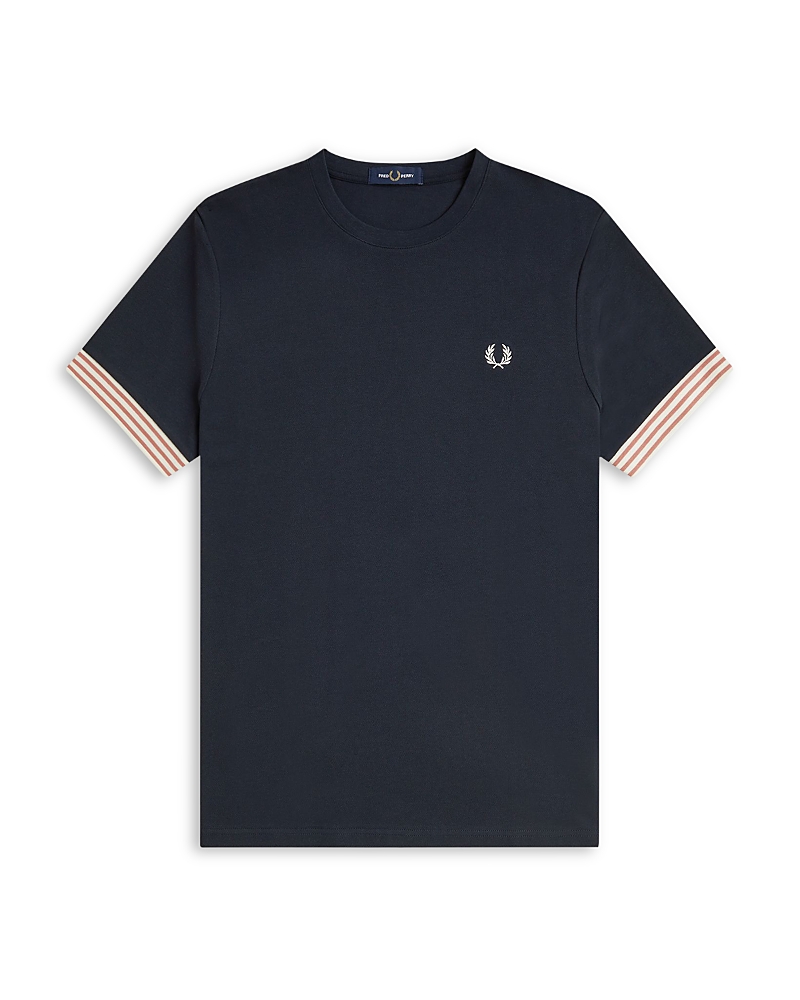Laurel Wreath-embroidered cotton T-shirt - White
