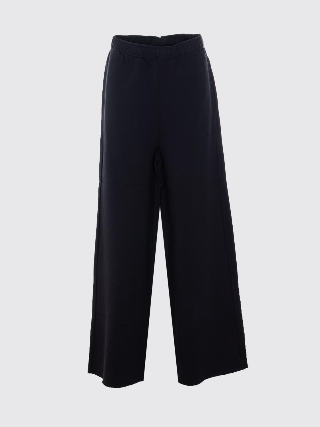Cotton track pants - Black