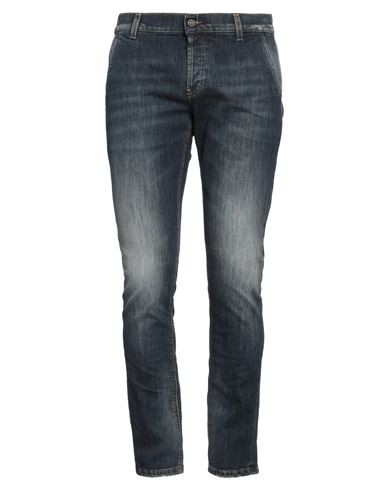 Man Jeans Blue Size 33 Cotton, Elastane