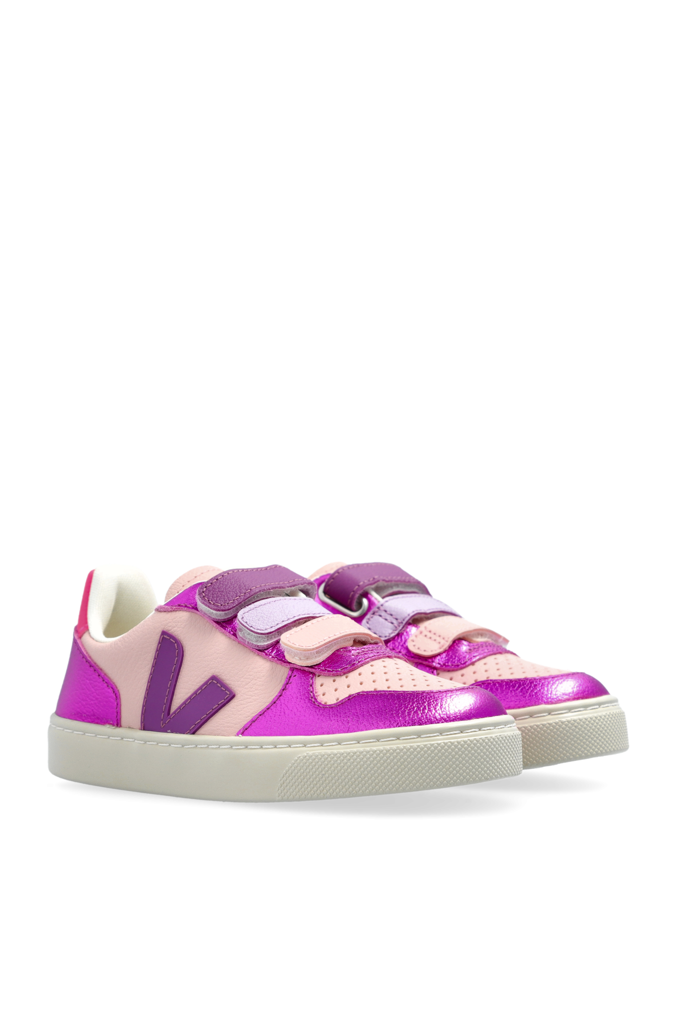 Sneakers SMALL V-10 CHROMEFREE LEATHER, Unisex, Pink