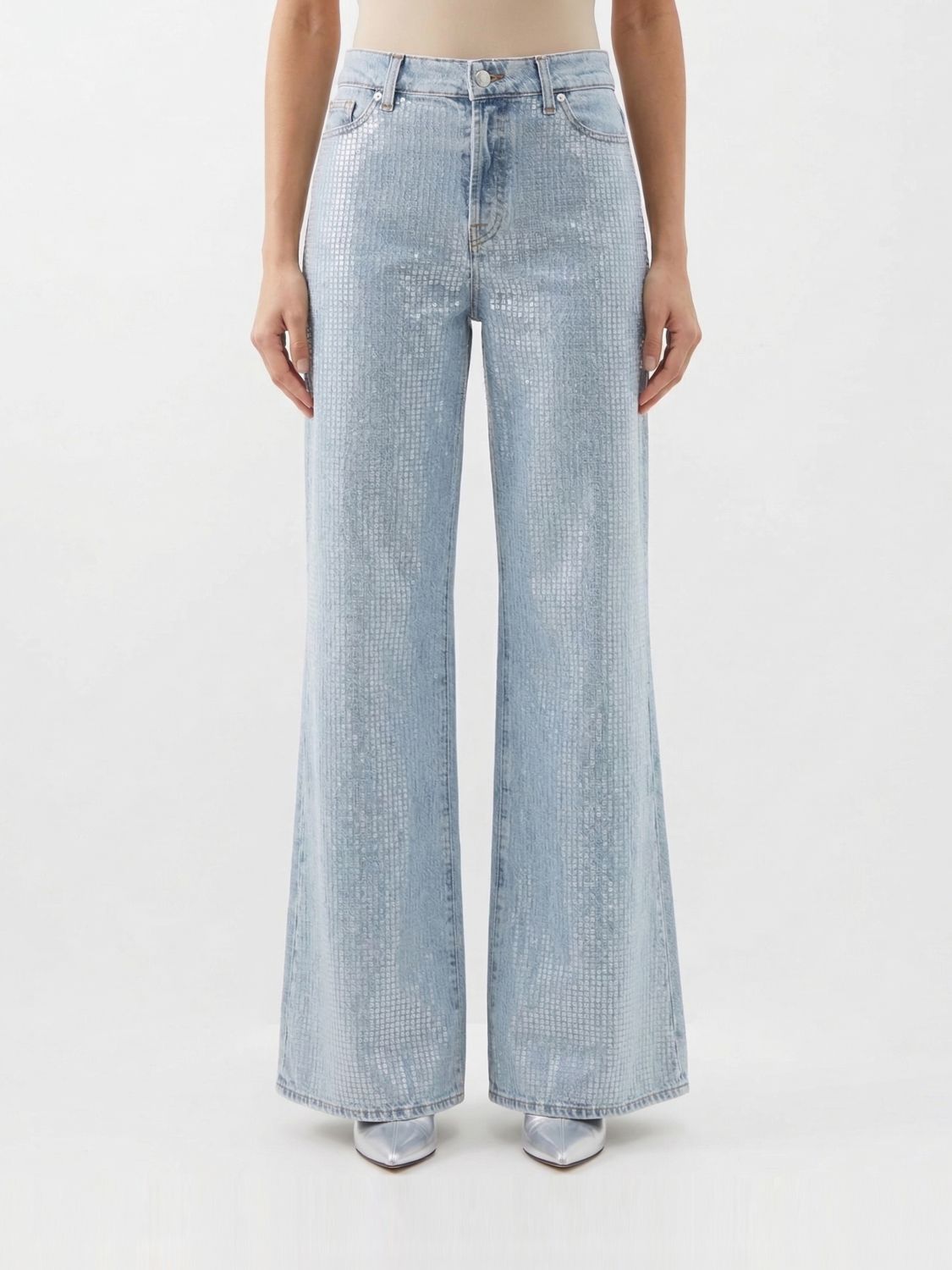 Jeans Woman color Gnawed Blue
