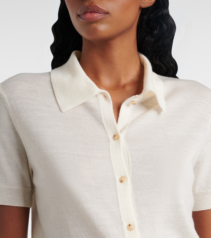 Wool-blend top