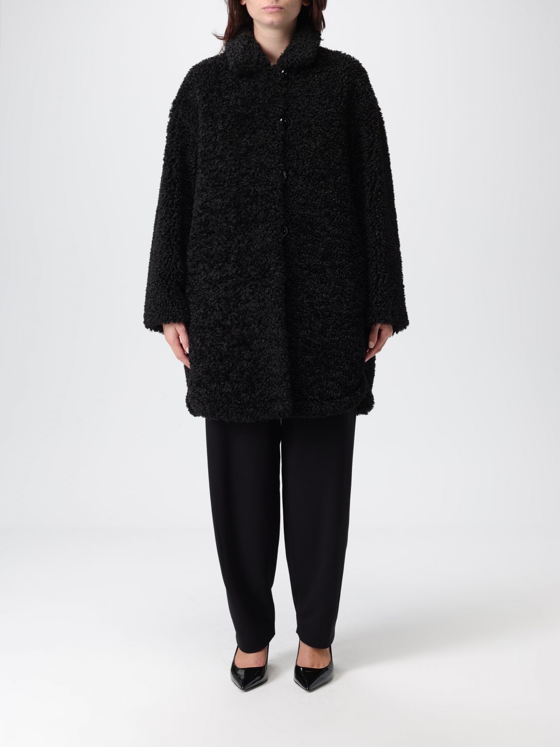 Coat Woman color Black