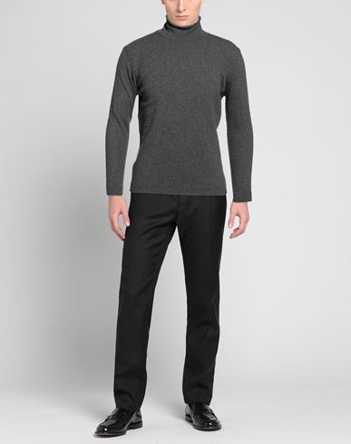 Man Turtleneck Charcoal Size 40 Virgin Wool, Wool