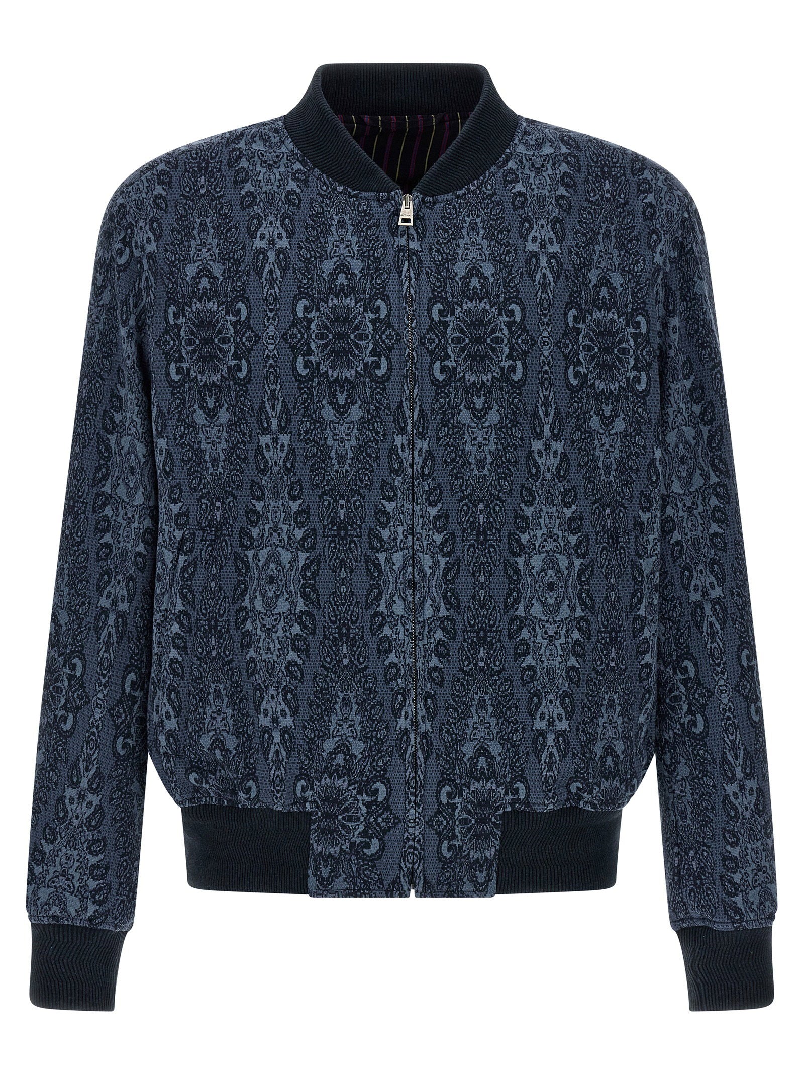 Jacquard Bomber Jacket