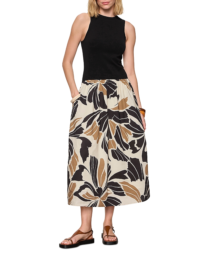 Sandbar Mix Media Midi Dress