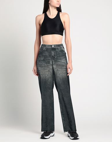 Woman Pants Charcoal Size S Viscose
