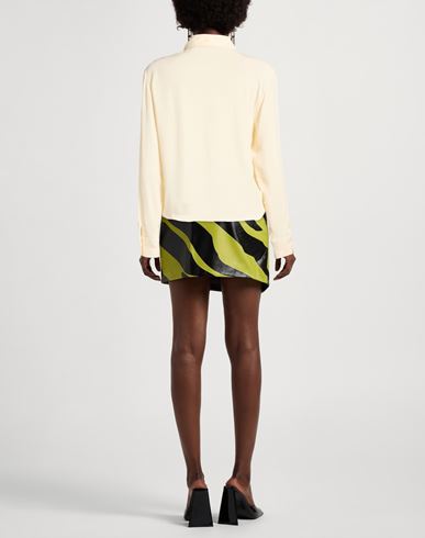 Woman Shirt Ivory Size 4 Acetate, Silk
