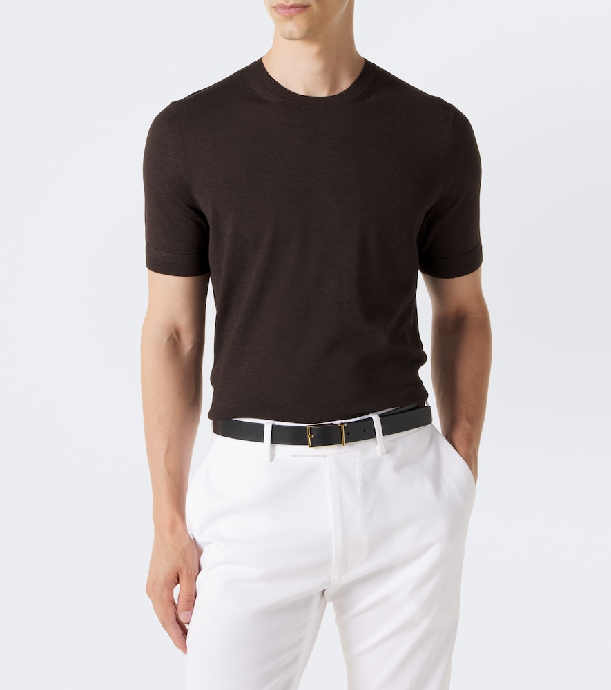 Cashmere and silk T-shirt