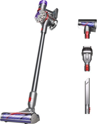 V8 Cordless Vacuum with 6 accessories - Silver/Nickel