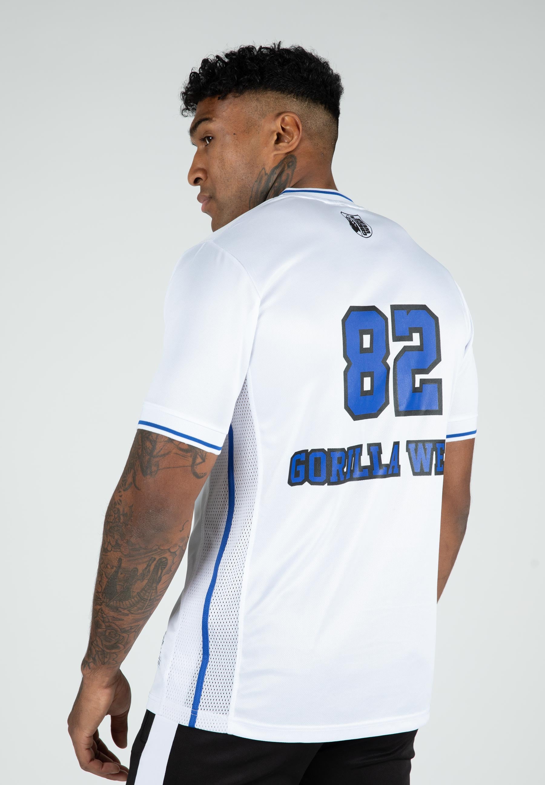 San Mateo T-Shirt - White/Blue