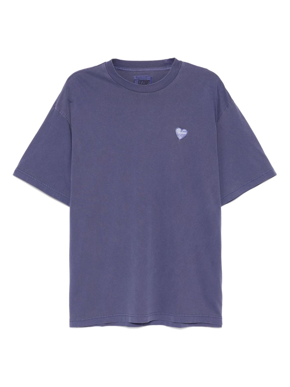 Logo-patch T-shirt - Purple