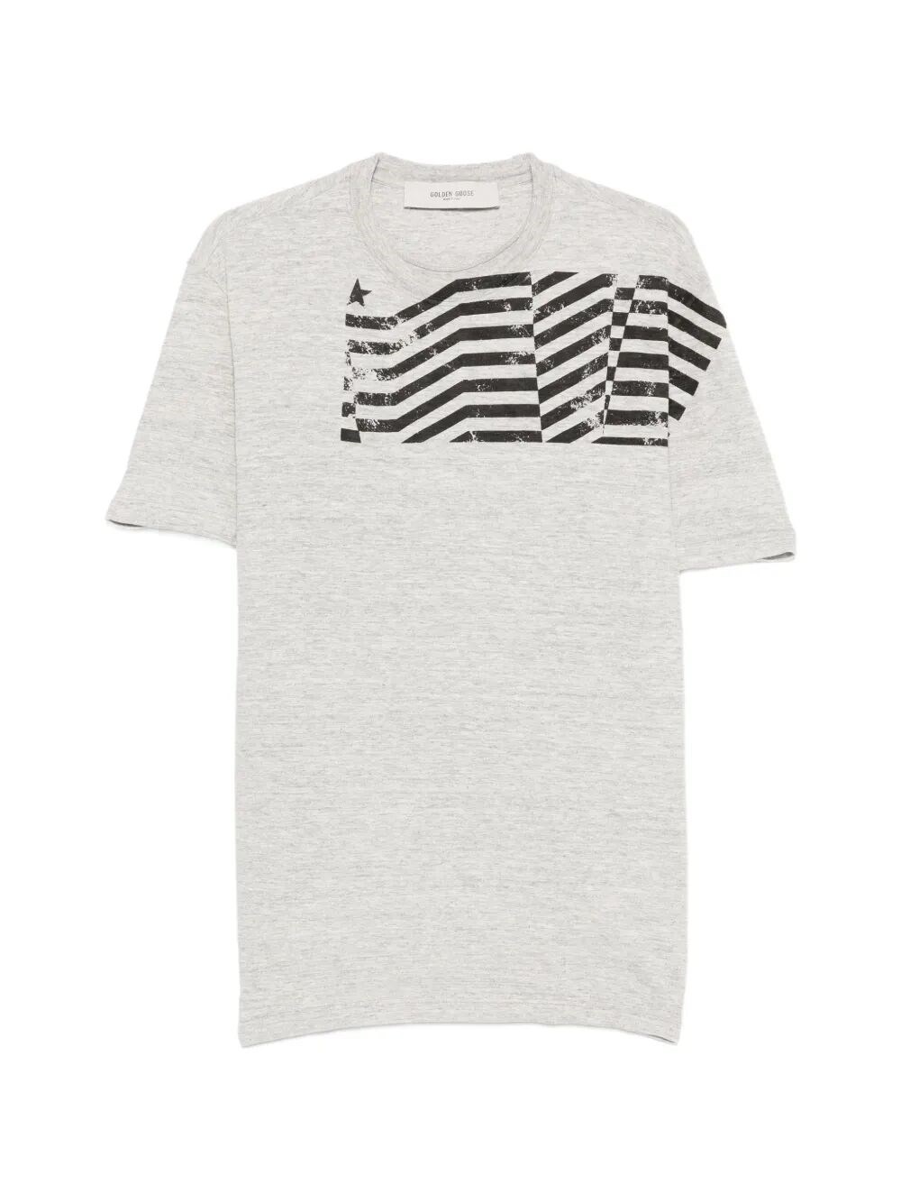`Journey` Regular T-Shirt With Flag Print