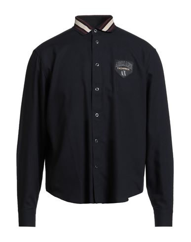Man Shirt Midnight blue Size XL Cotton, Polyester