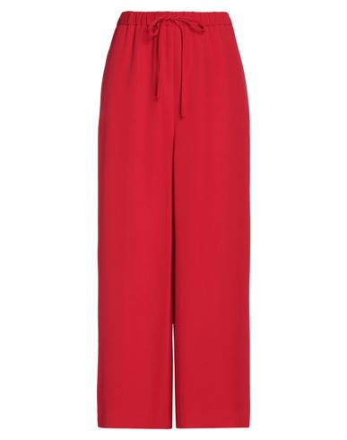 Woman Pants Red Size 4 Silk