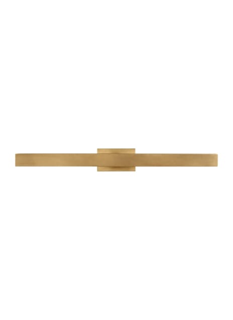 Natural Brass LED Picture Light from the Bau Collection