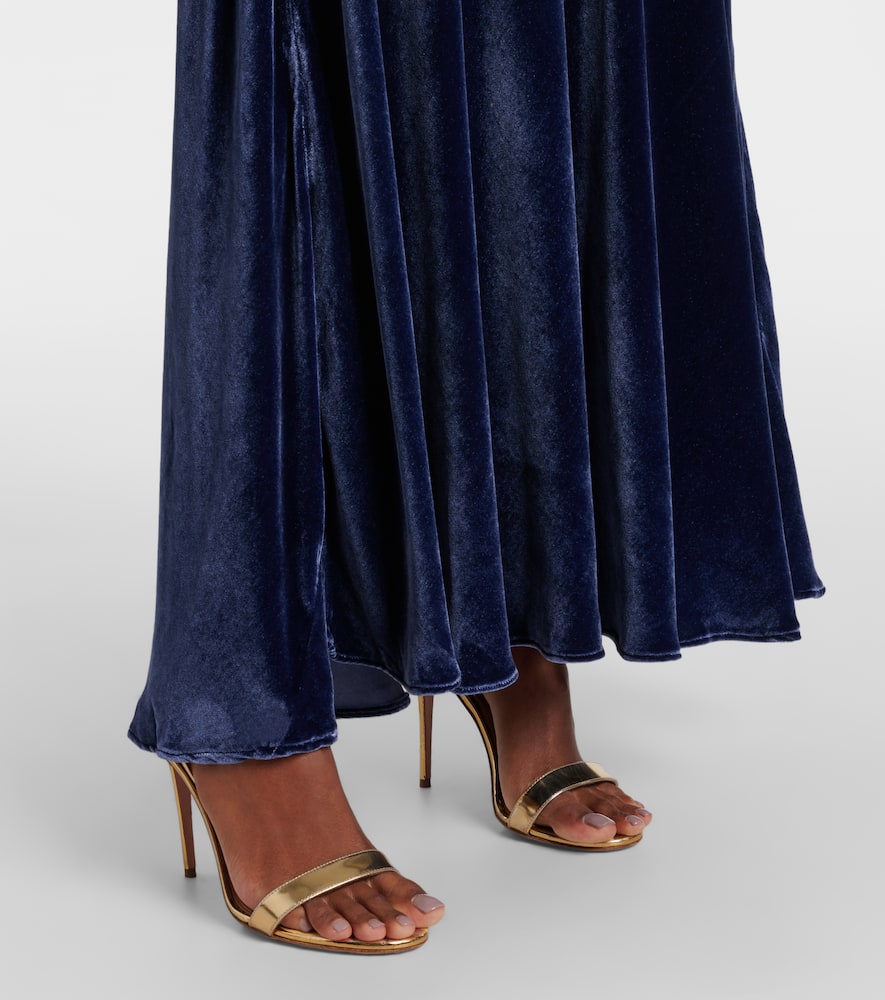 Emery velvet maxi dress