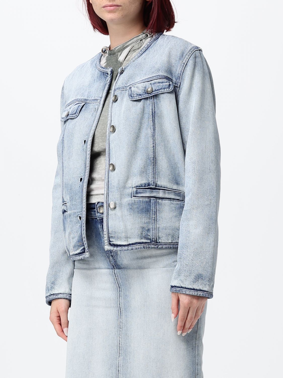 Jacket Woman color Blue