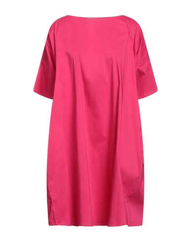 Liviana Conti Woman Mini dress Fuchsia Size 12 Cotton, Polyamide, Elastane
