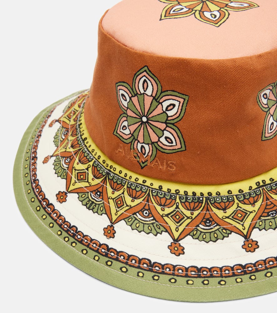 Alémais Printed cotton fedora