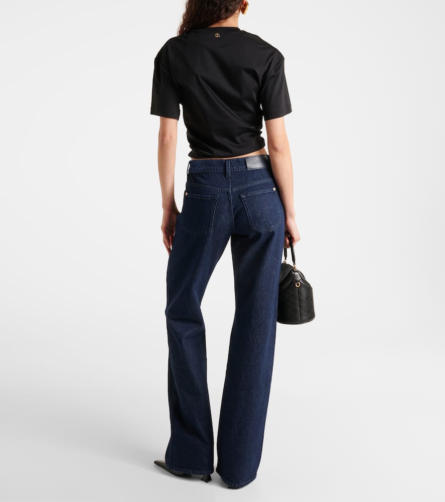 7 For All Mankind Tess high-rise flared jeans