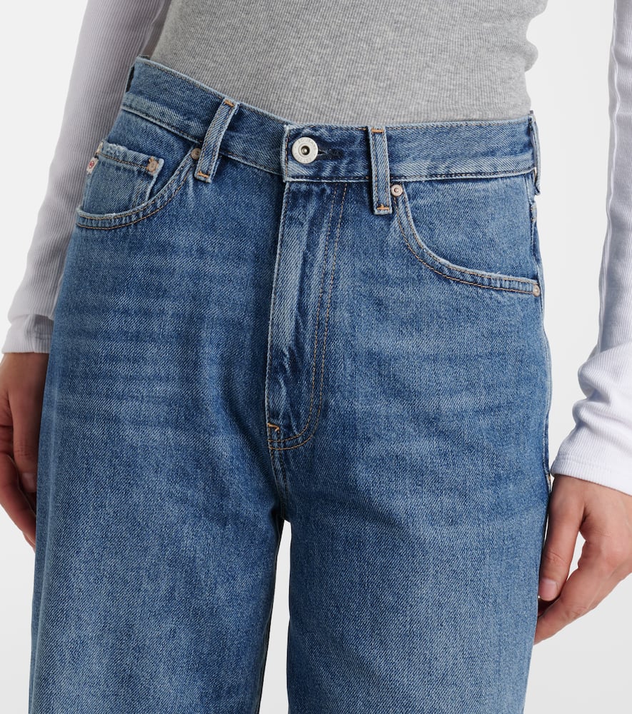 Kora high-rise wide-leg jeans