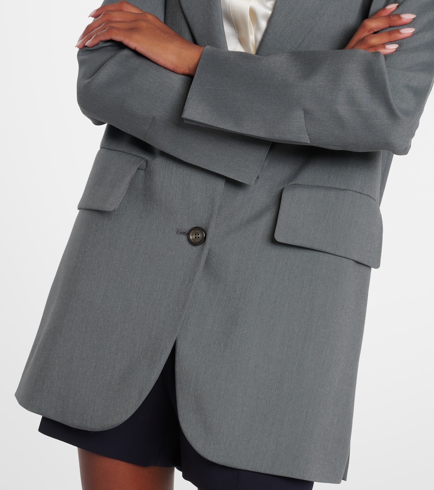 Ebridi wool, mohair, and silk blazer