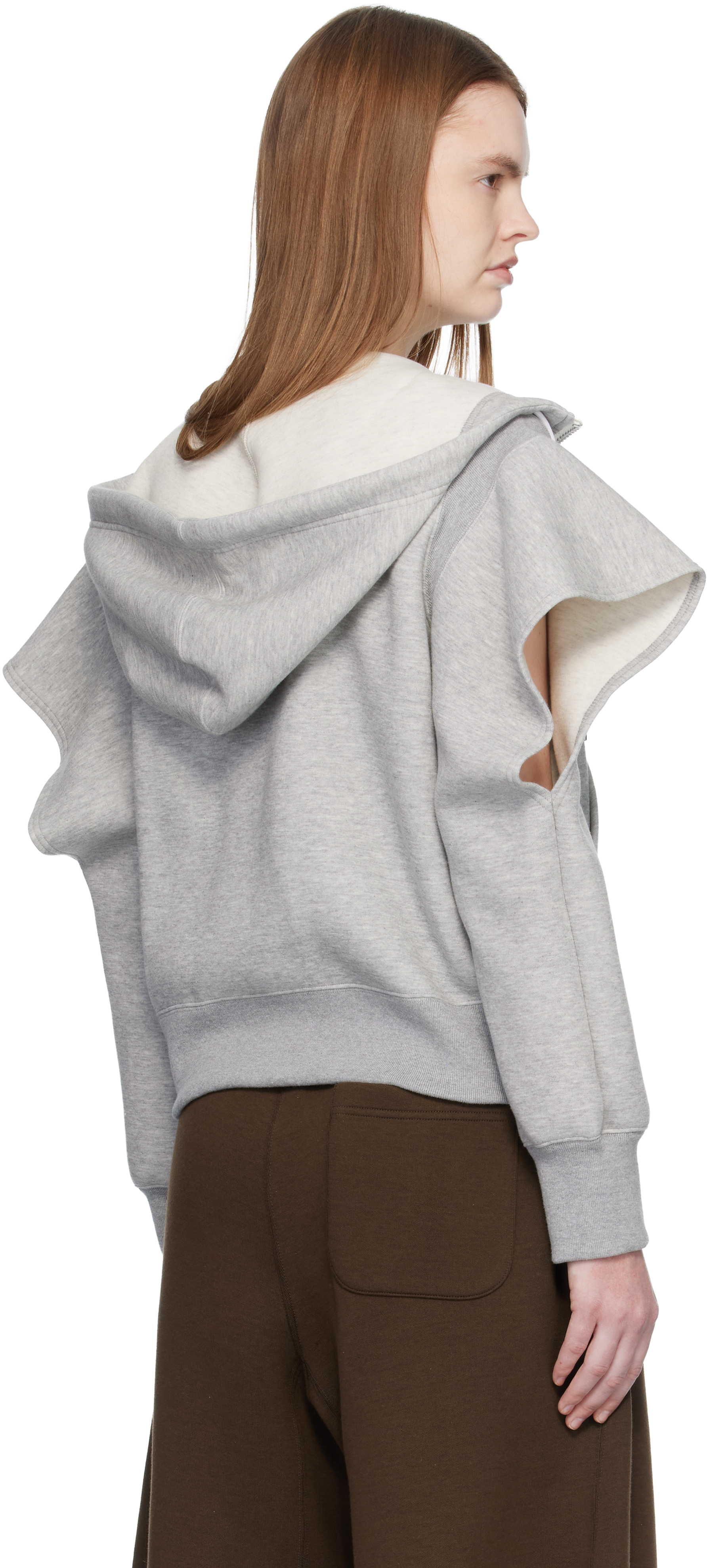 Gray Sponge Sweat Hoodie