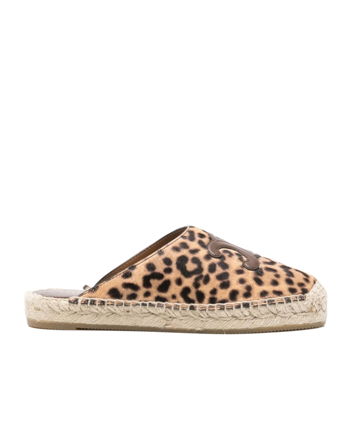 LES ESPADRILLES MULE IN Leopard Printed Hairy Calfskin