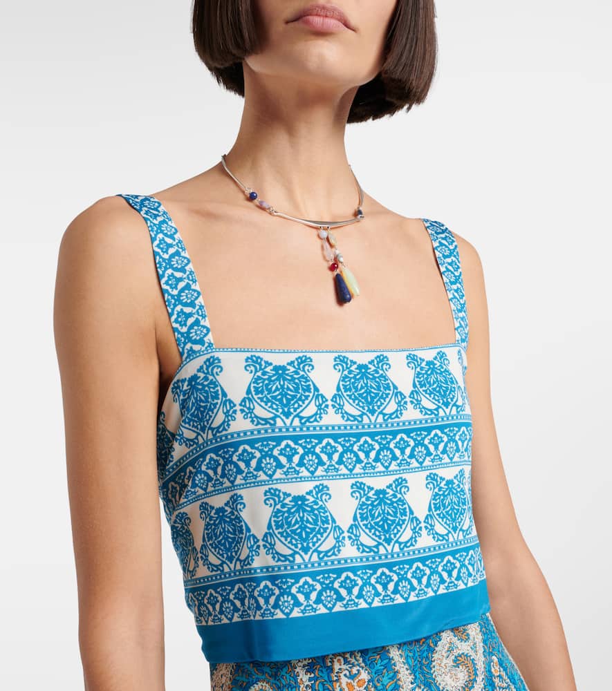 Flared maxi dress